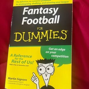 Fantasy Football for Dummies book